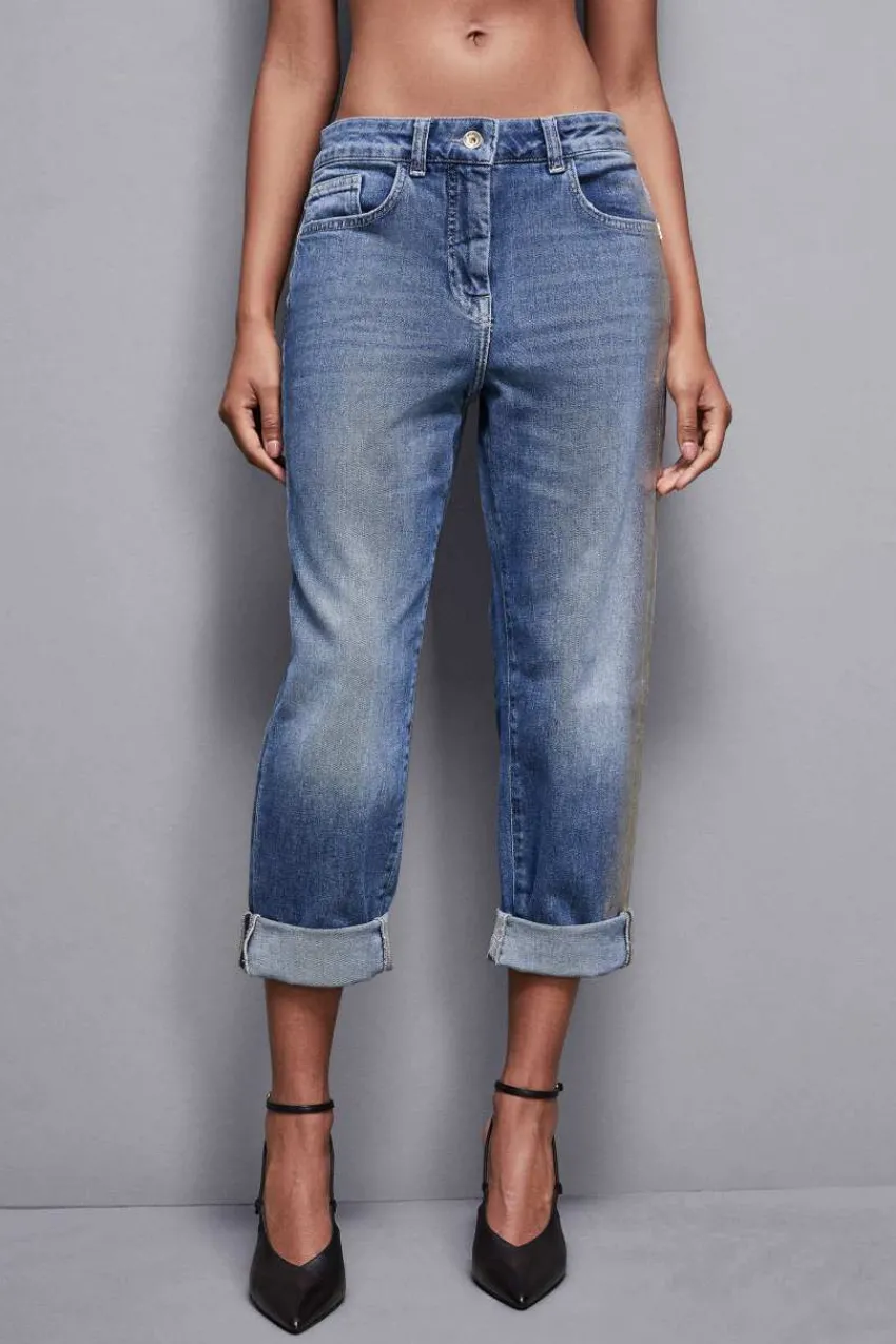 Patrizia Pepe Jeans<e Boyfriend-Jeans mit niedrigem Bund
