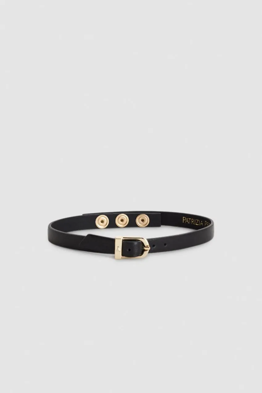 Patrizia Pepe Halsketten<Chocker mit Lederschnalle