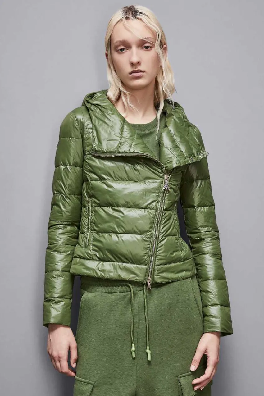 Patrizia Pepe Daunenjacken<Daunenjacke mit Kapuze aus down proof Nylon
