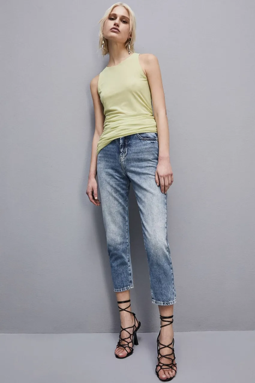 Patrizia Pepe Jeans<Denim-Hose mit hohem Bund