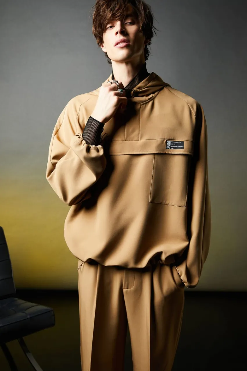 Herren Patrizia Pepe Jacken<Kapuzenpullover in Oversize-Passform