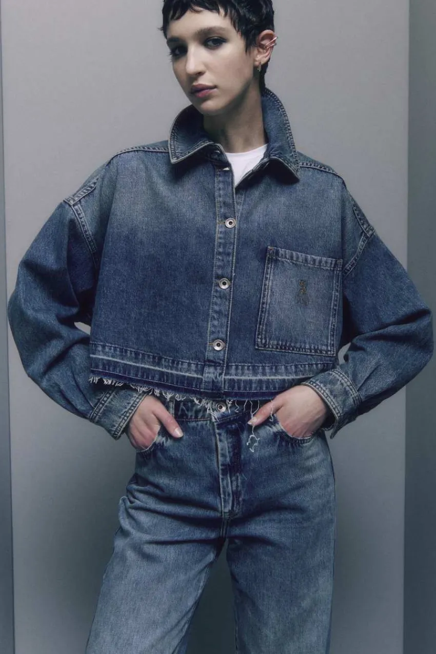 Patrizia Pepe Hemdblusen<Langärmeliges Hemd in Jeansblau