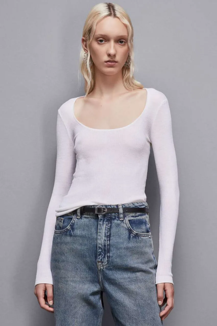 Patrizia Pepe Pullover<Longsleeve mit Cut-Outs