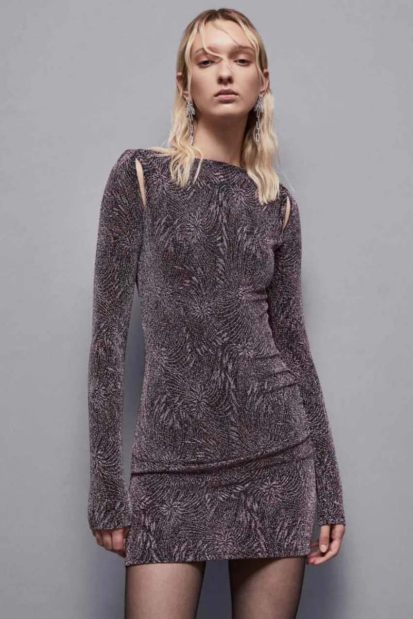 Patrizia Pepe Party Outfits | Mini<Mini-Cut-out-kleid aus Jersey