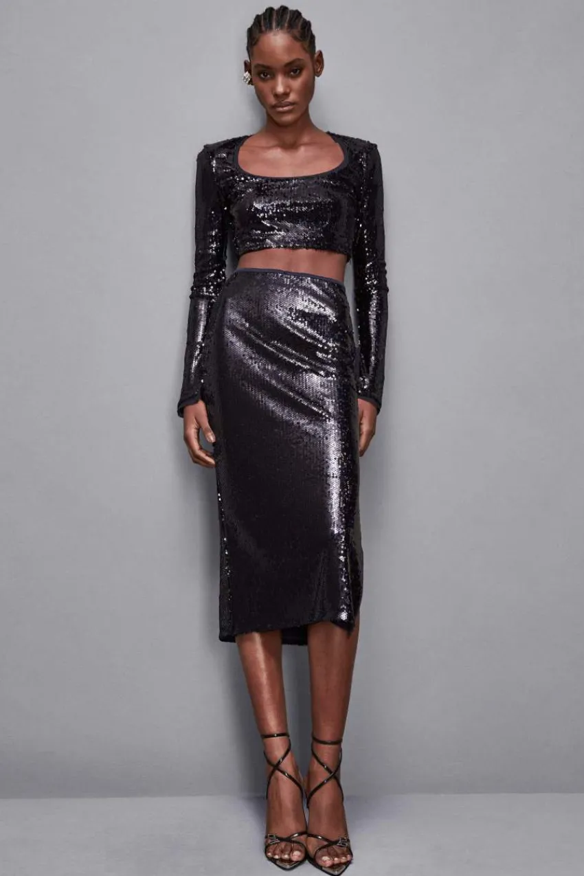Patrizia Pepe Party Outfits | Midiröcke<Pailetten-Rock