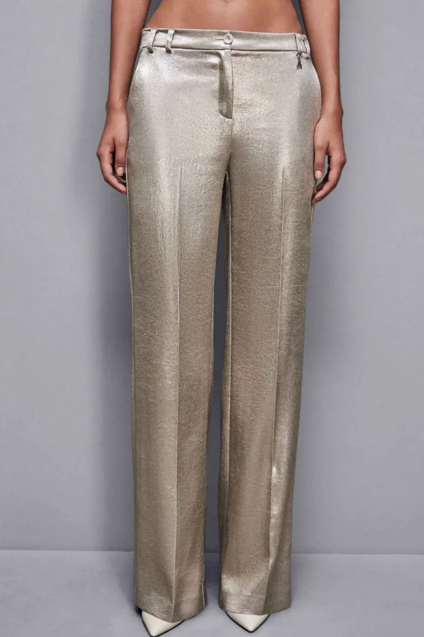 Patrizia Pepe Party Outfits | Festlich & Cocktail<Palazzo-Hose mit niedrigem Bund