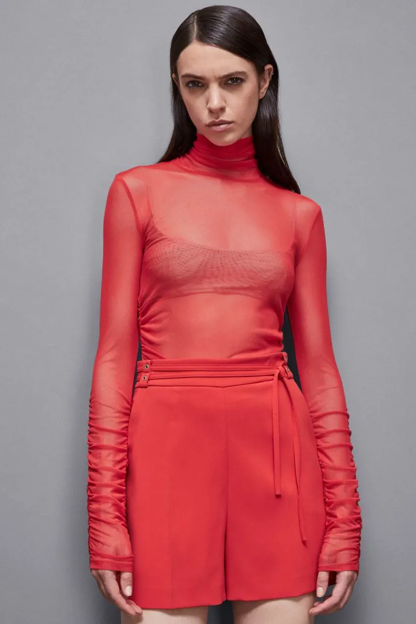 Patrizia Pepe Party Outfits | Tops<Pullover mit hohem Kragen, Slim-Fit