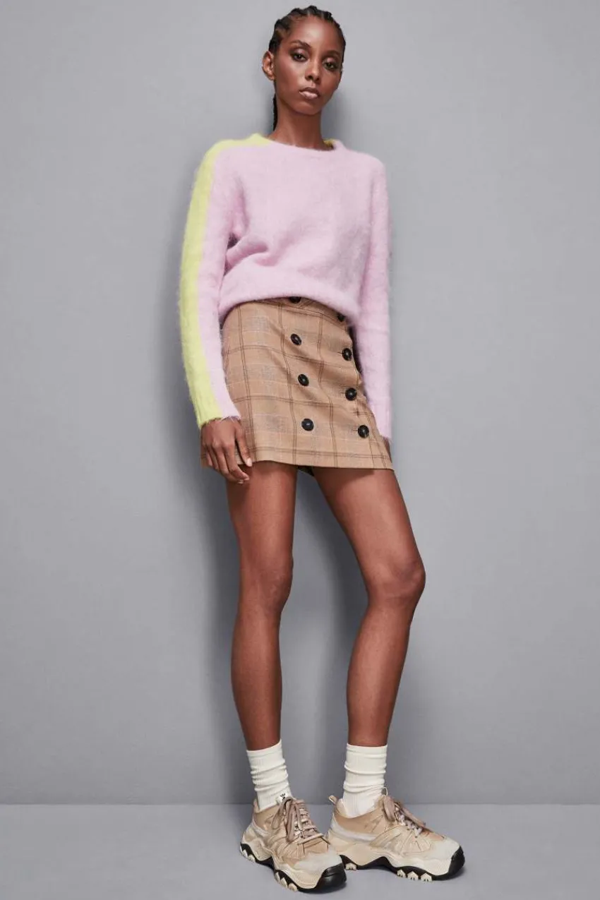 Patrizia Pepe Pullover<Rippenstrick aus Alpaka-Mischung