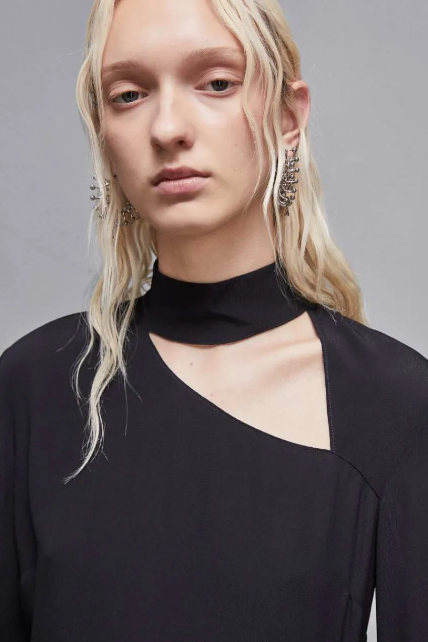 Patrizia Pepe Tops<Tunika aus Viskose-Krepp