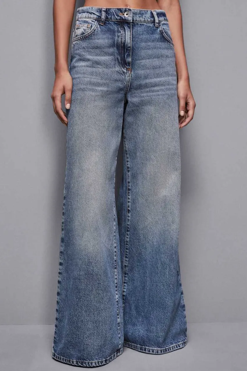 Patrizia Pepe Jeans<Wide-Leg Jeans mit niedrigem Bund